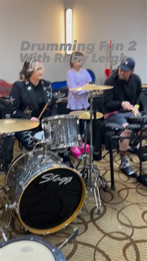 Ruby Leigh drumming fun 2 😩 #music #rubyleigh #beginning #viralreelschallenge2025viralreelschallengejaiviralreelschallengeviralreelschallenge | Ruby Leigh