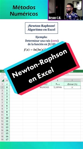 Método Newton-Raphson para Excel: Solucionando Ecuaciones