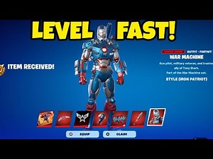 How to Level UP FAST in Fortnite Season 4! (XP FARM)