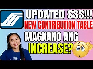SSS NEW CONTRIBUTION TABLE 2025 FOR SELF EMPLOYED MEMBERS (UPDATED)