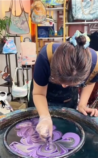 Part 119#The moment lacquer becomes something unexpected #satisfying #art