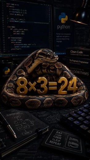 🚀 Print table of 8 in Python🐍