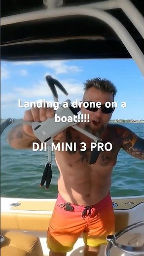 Landing a Drone on a Boat!
