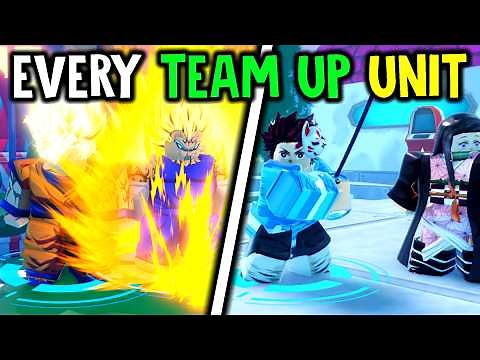 Every *TEAM UP* Unit Showcase (Secretly OP?!) | All Star Tower Defense X