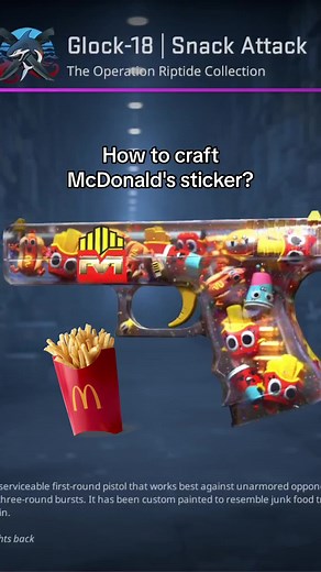 How to Craft McDonald's Sticker in CS2 | Step-by-Step Guide