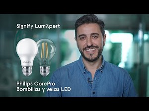 Bombillas y velas Philips CorePro LED