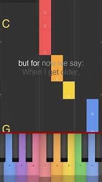 Can you play this? WAVIN' FLAG by Bruno Mars #piano #shorts