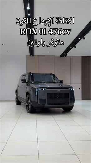 ROX 01 476cv: الأناقة والإبداع والقوة — متوفر بلونين