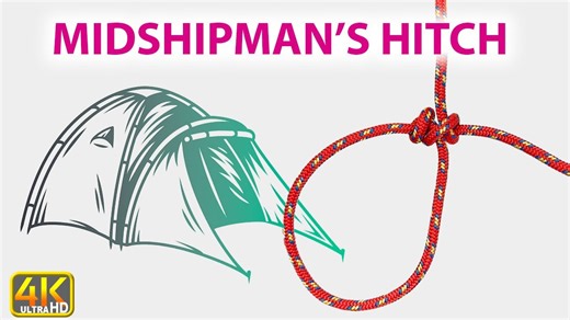 Midshipman’s Hitch Knot Tutorial: Great Taut Line Alternative for Camping
