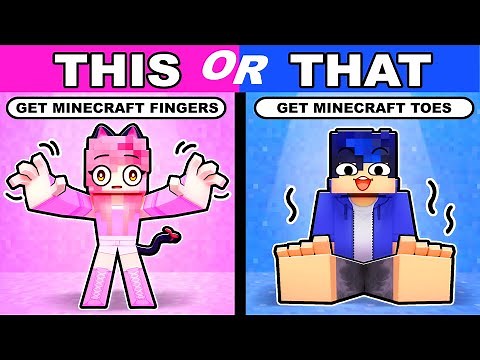 Minecraft but WEIRD THIS or THAT!