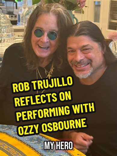 Robert Trujillo recounts playing Ozzy and Sabbath songs at backyard parties in West Hollywood, to then playing in Ozzy Osbourne's solo band and the antics of the Prince of Darkness. #wallofsoundau #ozzyosbourne #robtrujillo #Metallica #metalheads #ripozzy #fyp