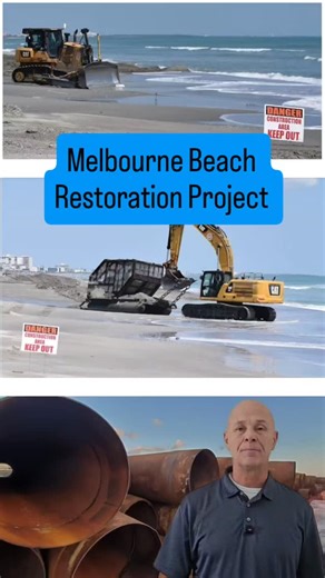 Melbourne Beach is getting a makeover! Starting December 2025, a 3.8-mile shoreline restoration will begin from Indialantic to Spessard Holland Park North. This massive project will protect dunes, homes, roads — and even our sea turtle habitats 🐢. It’s a short-term inconvenience for long-term coastal protection. Expect sand placement in January 2026 with some beach closures along the way. 📍Source: tapinto.net 👉Be sure to follow me @CocoaBeachInsider. I am a local Realtor and I keep up with go