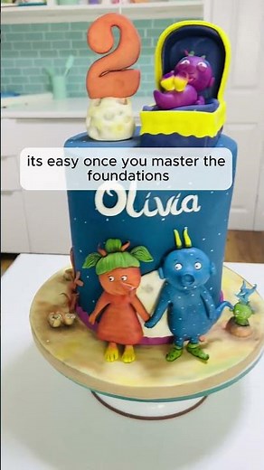 WATCH FULL VIDEO ☝️ Learn How To Make Fondant Figures#Fondanttutorial #cakedecorating #fondanttopper