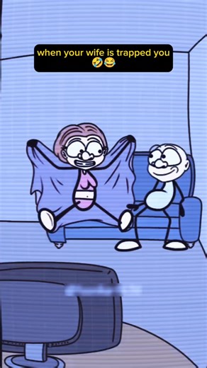 571K views · 3.3K reactions | when your wife is trapped you 藍藍 #memes #animation #foryoupage #trending #cartoon #america | দাতলা কাটুন | Facebook