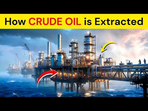 Inside a Massive Offshore Oil Rig | How Crude Oil is Extracted & Processed