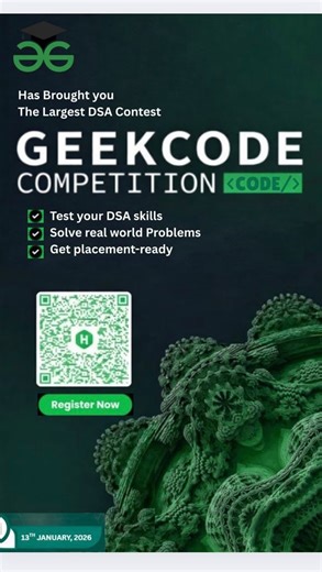 GeeksforGeeks Society, BU on Instagram: "GeekCode 2.0 is coming soon, are you ready🔥🔥🔥#geeksforgeeks #gfg #bennett #bennettuniversity"