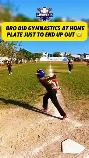 this kid home run stealing instantly heart broken😭