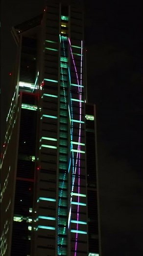 "SAKISHIMA LIGHTING ART" - the light art that decorates Sakishima Cosmo Tower