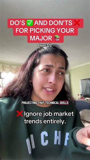 Do's and Don'ts of Choosing a College Major