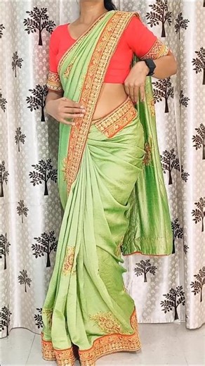 saree draping #drape #saree #shorts #pallutakin