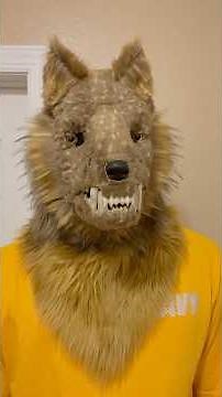 Self-made Werewolf mask #wolfmask #werewolf #animalmask #fursuit