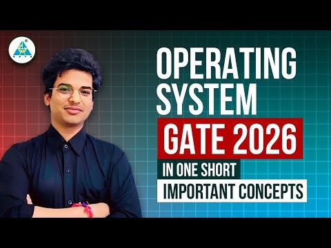 Operating System GATE 2026 in One Shot! 💻 Master Important Concepts Now | #GATE2026 #OSPrep