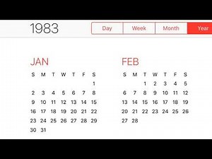 1983 Calendar