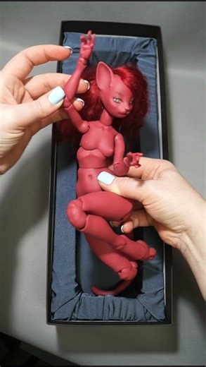 Pre-orders for #redcat are open. Read more in the pinned comment. #cat #furry #bjd #dollartree