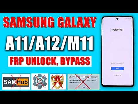 SAMSUNG A11 FRP BYPASS ANDROID 11,12 | UNLOCK GOOGLE ACCOUNT