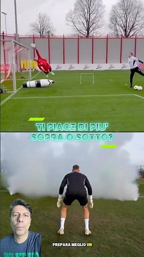 SOPRA O SOTTO? Quale allenamento rende davvero più forte un portiere di calcio? #portiere #calcio