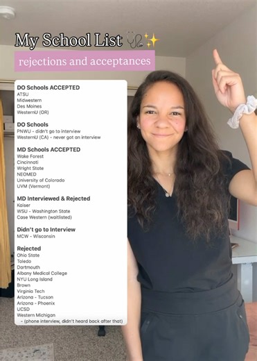 💥 Head to the link in my bio if you want to join my free LIVE workshop this week - where I walk you through how to make a solid school list (& so much more) & believe me, just because this was my school list that helped me earn 10 acceptances *doesn't mean* this will be the perfect list for you In my first attempt at getting into med school (when I didn't have a clue how to build my school list), I applied to a school in Alabama and only later realized that they had a 3.6 GPA cut-off for out-of