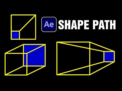 Simple & Easy Shape Path Animation in After Effects Tutorial