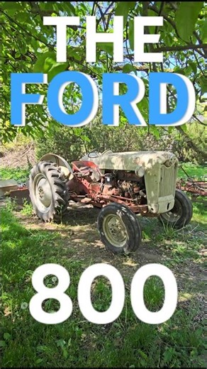 Presenting the 1954-1957 Ford 800 Tractor. #ford #fordtractor #antiquetractor #farmingequipment #fyp