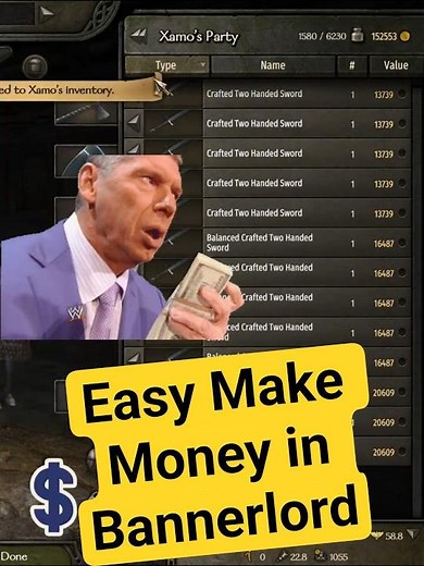 💰Easy Money in Bannerlord...