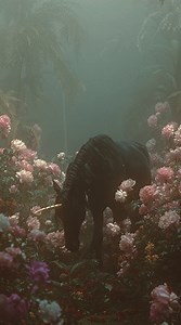 Ai Generated, Unicorn, Fantasy. Free Stock Video