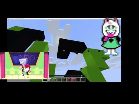MY NEW MINECRAFT/DELTARUNE SEVER: Building Deltarune Statue!