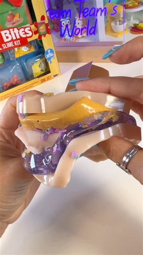 Dream Team’s World on Instagram: "Gooey Bites - PB&J #asmr #slime #fivebelow"
