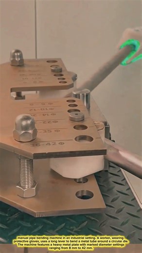 Manual Pipe Bender: Bending Metal Tubes Fast Neat Precise #tool #tools #innovation