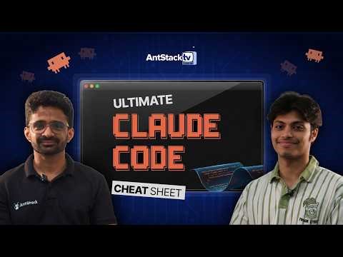 Cloud Code Cheat Sheet: How We Use Claude Code in Real Projects | AntStack TV