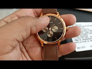 Sonata Gents 7140wl01 Multifunction Watch Review #guptawatchco