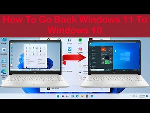 How To Go Back Windows 11 To Windows 10 || How To Roll Back Windows 11 To Windows 10 Within 10 Days