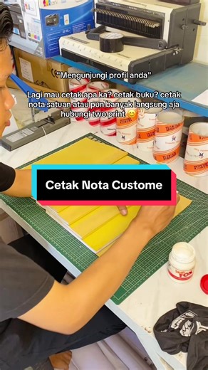 Cetak Nota Satuan & Banyak - Palembang
