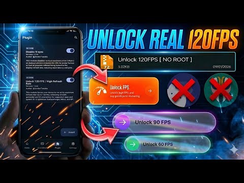 NEW Trick to Unlock 120 FPS on Android ⚡ No Root + AxManager Setup + 2026
