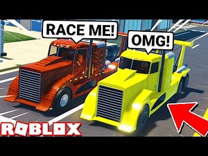 10,000HP JET TRUCK RACING In Ultimate Driving Update! (Roblox)