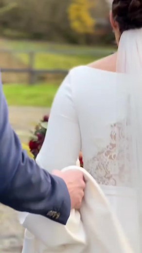 1.2K views · 19 reactions | Gorgeous Gabi absolutely rocking her winter wedding style. Doesn't she look STUNNING!? 懶懶懶 Gabi wears Jayla gown #romanticacollections Suppliers @elizabethchristiebridal @ymor_photography @discovergellifawr @simonebowen_mua @hair_design_by_victoria_x @_socialmon #romanticarealbride #romanticaofdevon #brideandgroom #winterwedding #longsleeveweddingdress #winterweddinginspiration | Romantica Collections | Facebook