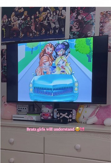 Bratz menu screens were pure creativity 🥹💖 I love this one so much ✨ @bratz #bratz #bratzmovie #bratzstarrinandstylin #sanrio #hellokitty