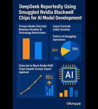 DeepSeek used Smuggled Nvidia GPU for its AI model training and inference