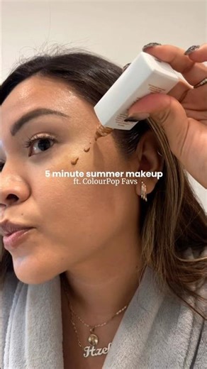 ⏱️ 5-Min Summer Makeup | Quick Glow with ColourPop ✨