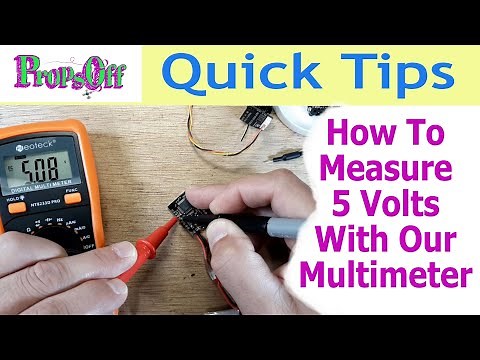 How To Measure 5 Volts | How To Use Our Multimeter To Check 5 Volts
