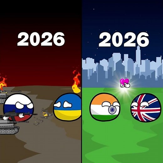 Compilation Countries Now and Then💀 #countryballs #edit